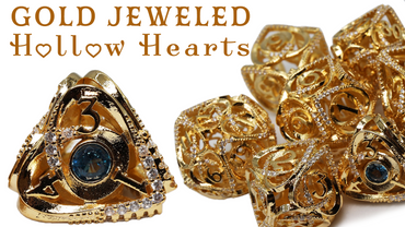 Hollow Hearts RPG Set Jeweled  - Gold