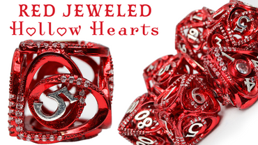 Hollow Hearts RPG Set Jeweled  - Red