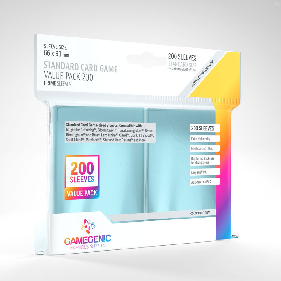 Gamegenic Standard Clear Value Pack 200