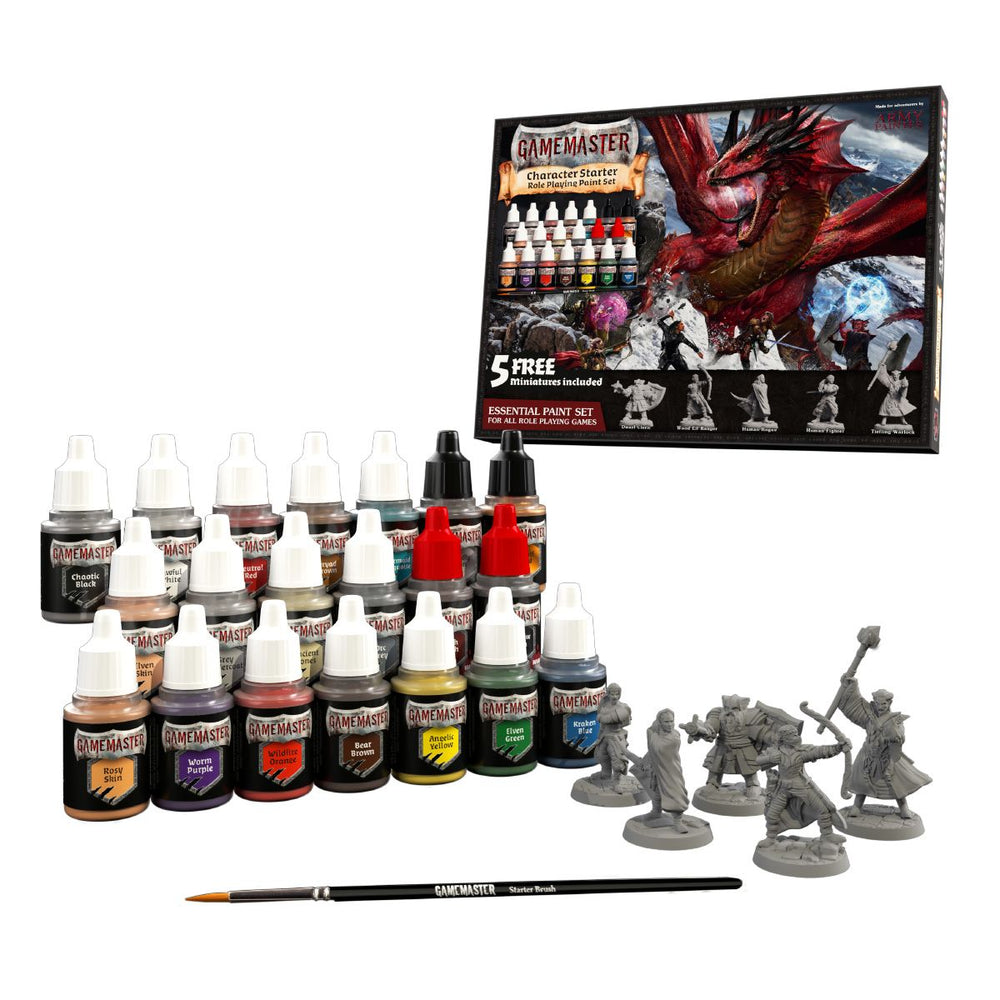 Gamemaster Paints: Character Starter Paint Set