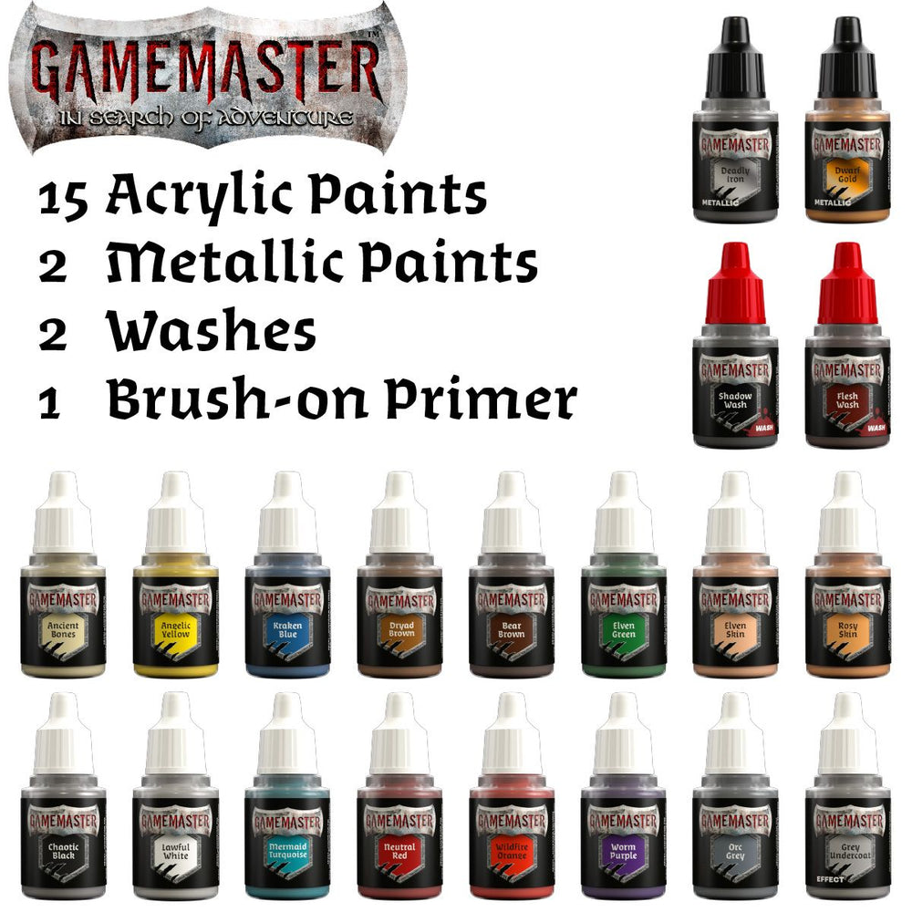 Gamemaster Paints: Character Starter Paint Set