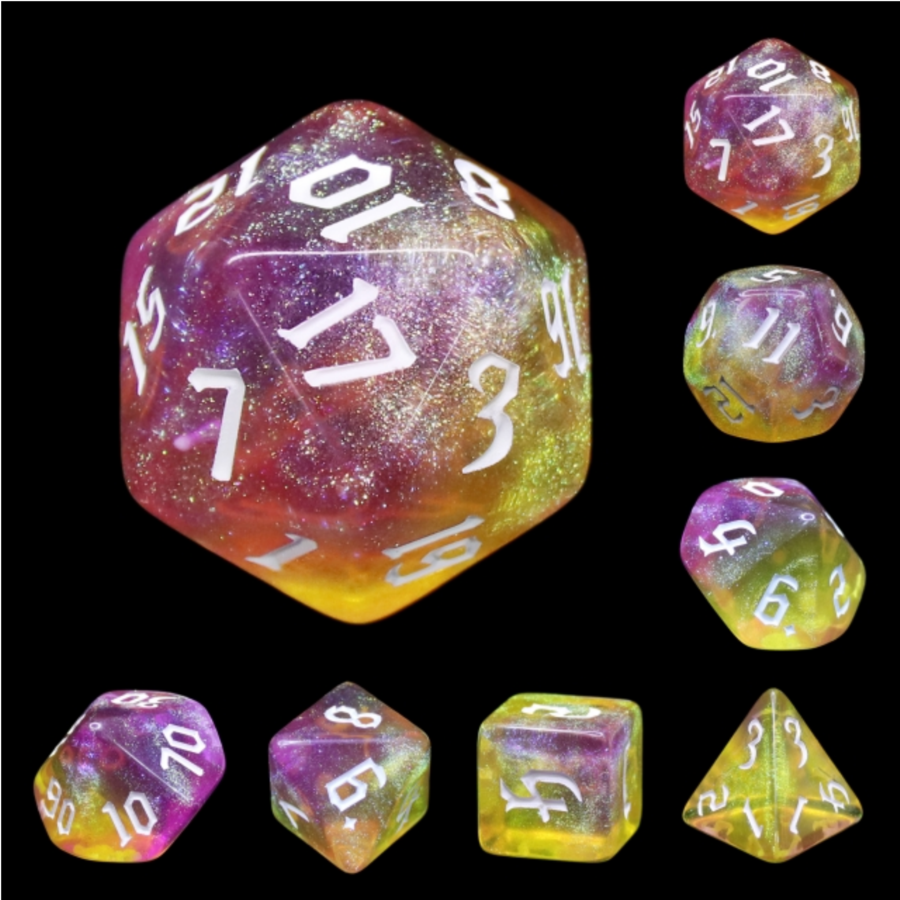 GOLDEN FAITH RPG DICE SET