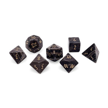 Black Striped Marble - RPG Set