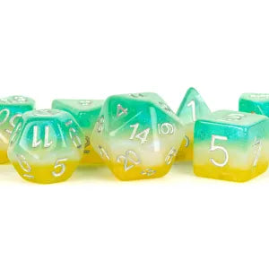 Layered Stardust RPG Dice Set