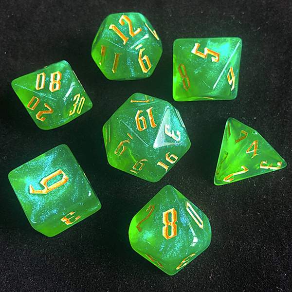 Magican's green and yellow