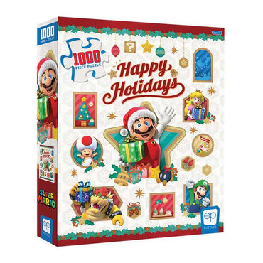 Super Mario™ “Happy Holidays” 1000 Piece Puzzle