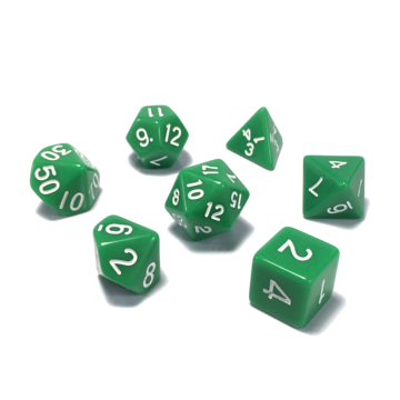 Red King Classic Opaque Dice Set