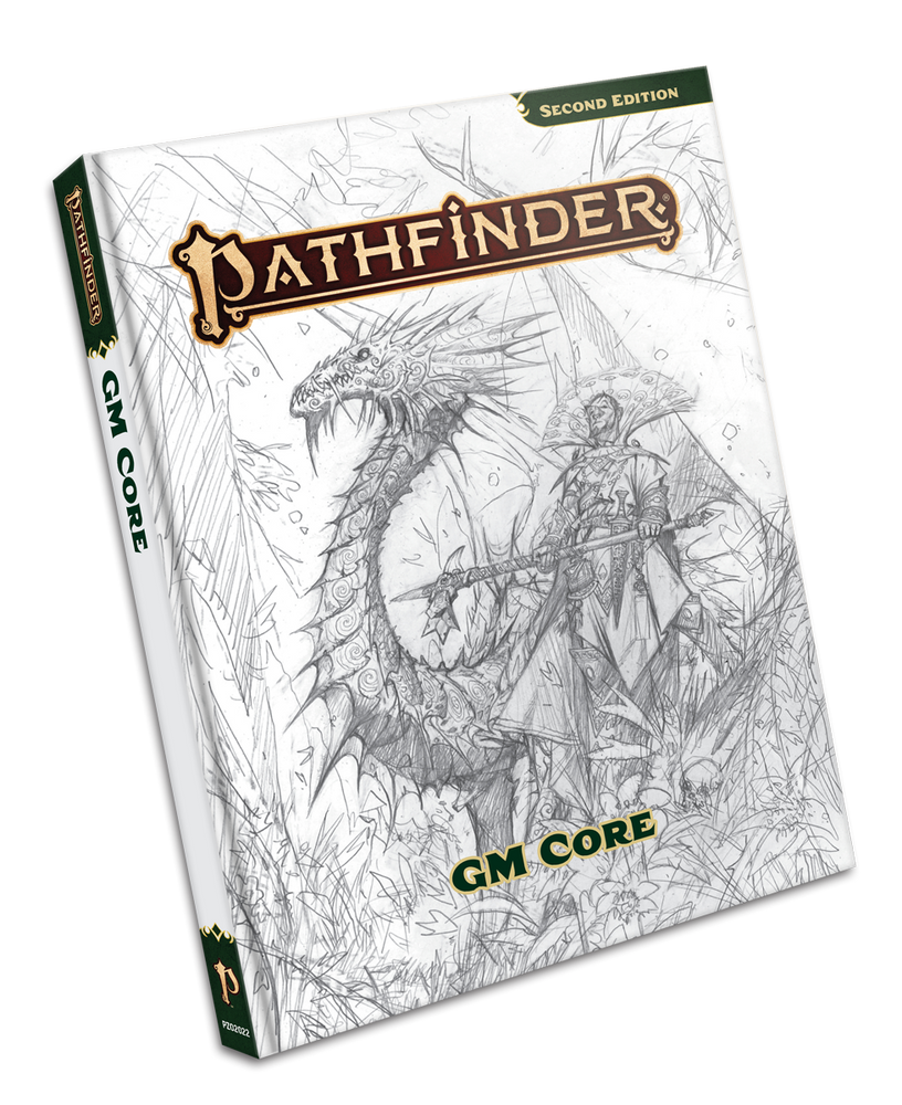 Pathfinder RPG, 2e: GM Core Remastered, Sketch Cover