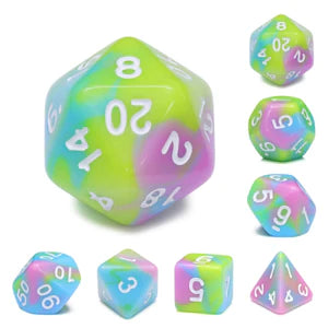Pastel Punk RPG  Dice Set