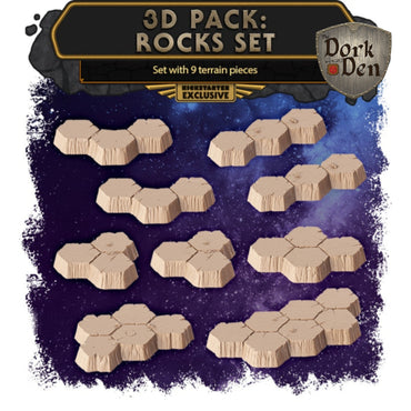 Masters of the Universe: The Board Game -  3D Pack: Rocks Set
