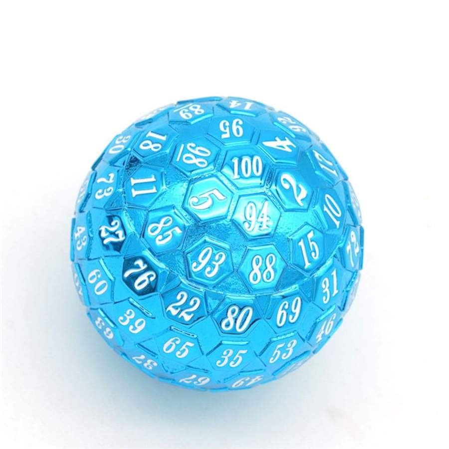 45MM METAL D100 - BLUE WITH WHITE FONT