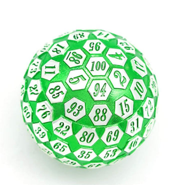 45MM METAL D100 - GREEN AND SILVER