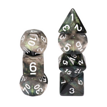 Glow in the Dark Storm Chaser RPF Dice Set