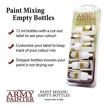 Paint Mixing Empty Bottles (2019)