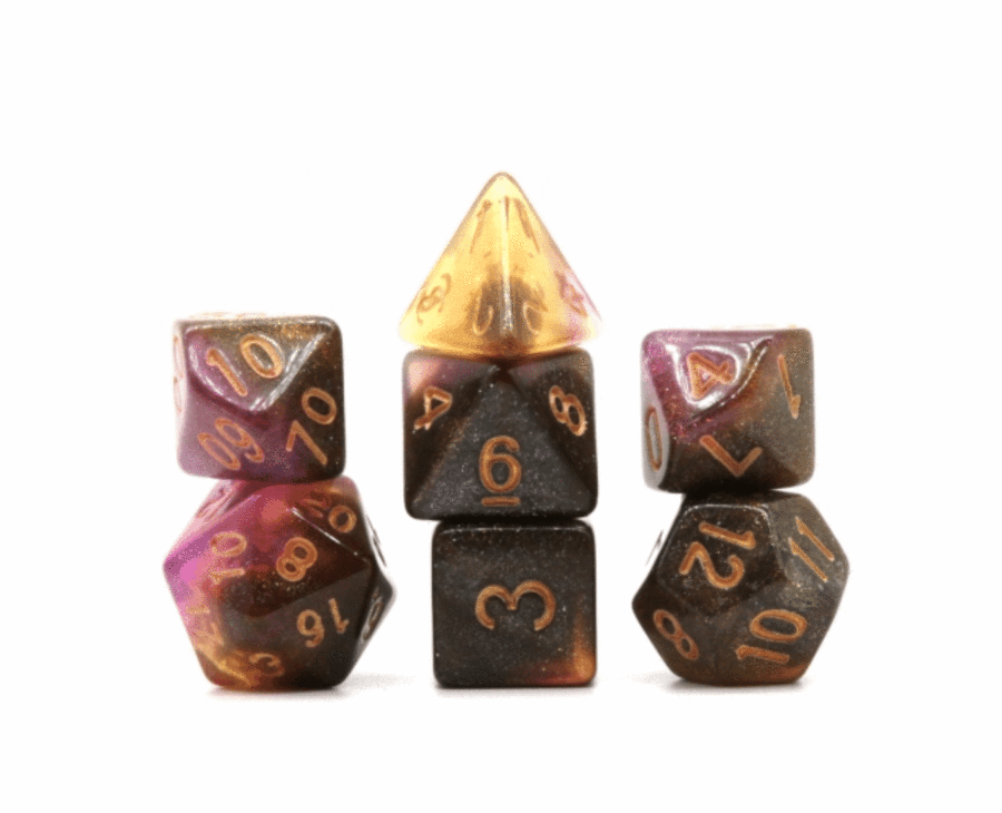 UNKNOWN NEBULA RPG DICE SET