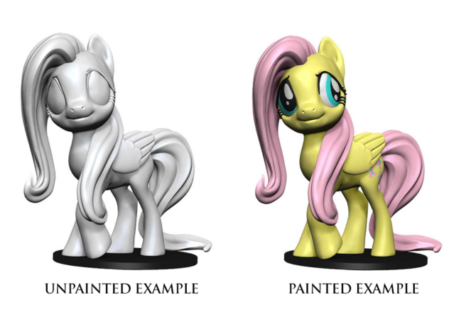 Unpainted Minis: W01: MLP: Fluttershy