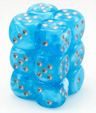 Chessex: D6 Luminary™ DICE SET - 12MM