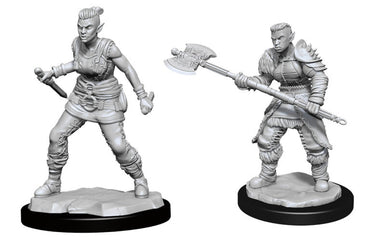Unpainted Minis: W13: D&D: Orc Barbarian Female
