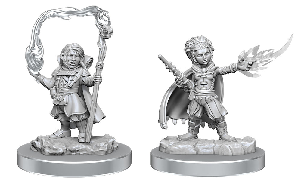 D&D Nolzur’s Marvelous Miniatures: Halfling Wizards