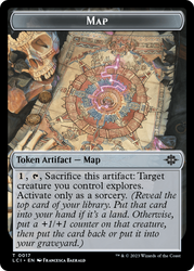 Map // Bat Double-Sided Token [The Lost Caverns of Ixalan Tokens]
