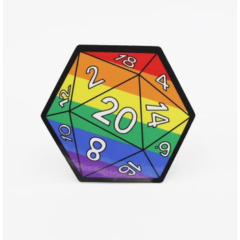 d20 Pride Stickers