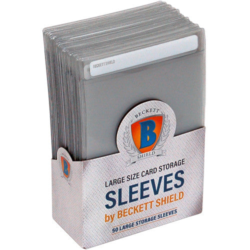 Beckett: Large Size Card Storage Sleeves by Beckett Shield