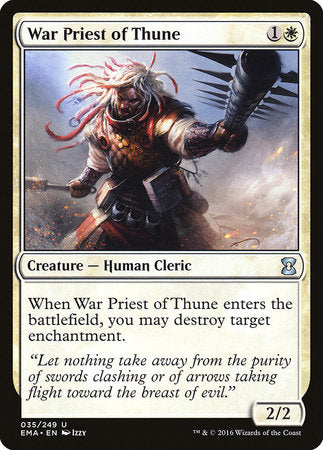 War Priest of Thune [Eternal Masters]