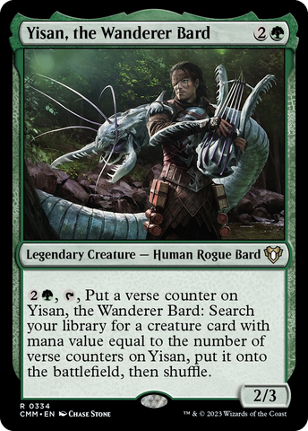 Yisan, the Wanderer Bard [Commander Masters]