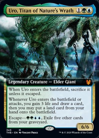 Uro, Titan of Nature's Wrath (Extended Art) [Theros Beyond Death]