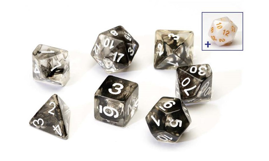 SD: Transparent Resin 7 Dice RPG Set