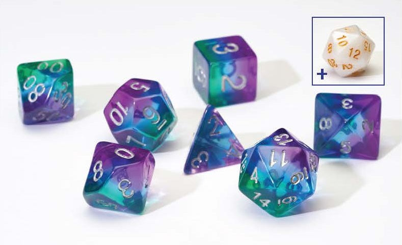 SD: Semi Transparent Resin 7 Dice RPG Set
