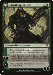 Garruk Relentless // Garruk, the Veil-Cursed [Secret Lair: From Cute to Brute]