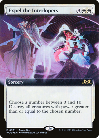 Expel the Interlopers (Buy-A-Box) [Wilds of Eldraine Promos]