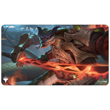Kamigawa Neon Dynasty Playmat B featuring Chishiro, the Shattered Blade for Magic: The Gathering