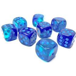 CHESSEX: D6 Gemini™ Luminary DICE SETS - 16mm
