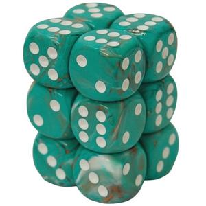 Chessex: D6 Marble™ Dice sets- 16mm