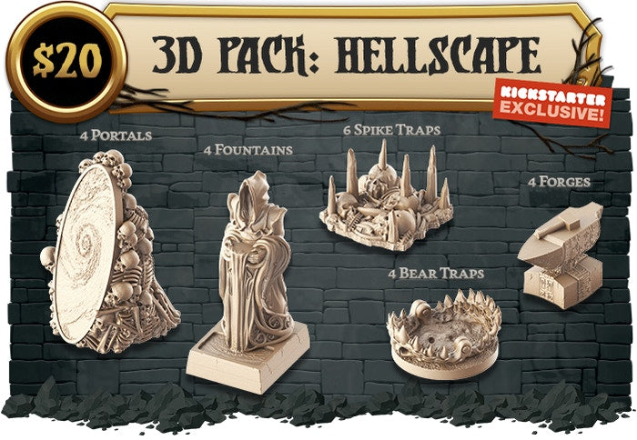 Massive Darkness 2: 3D Pack Hellscape