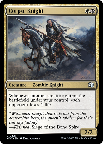 Corpse Knight [March of the Machine Commander]