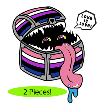 Enamel Mimic 2-Piece Pride Pins