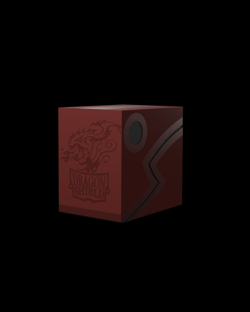 Double Shell - Blood Red/Black - Deck Box