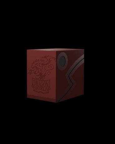 Double Shell - Blood Red/Black - Deck Box