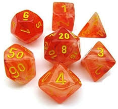Chessex: Polyhedral Ghostly Glow™ Dice sets