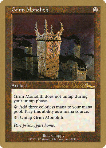 Grim Monolith (Kai Budde) [World Championship Decks 1999]