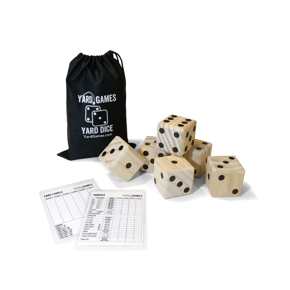 Wooden Yard Dice with Scoresheets