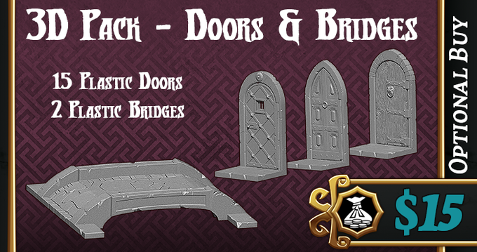 Massive Darkness 2: 3D Pack Doors & Bridges