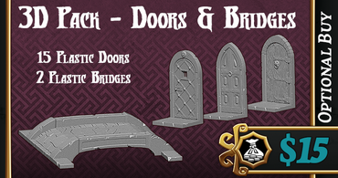 Massive Darkness 2: 3D Pack Doors & Bridges