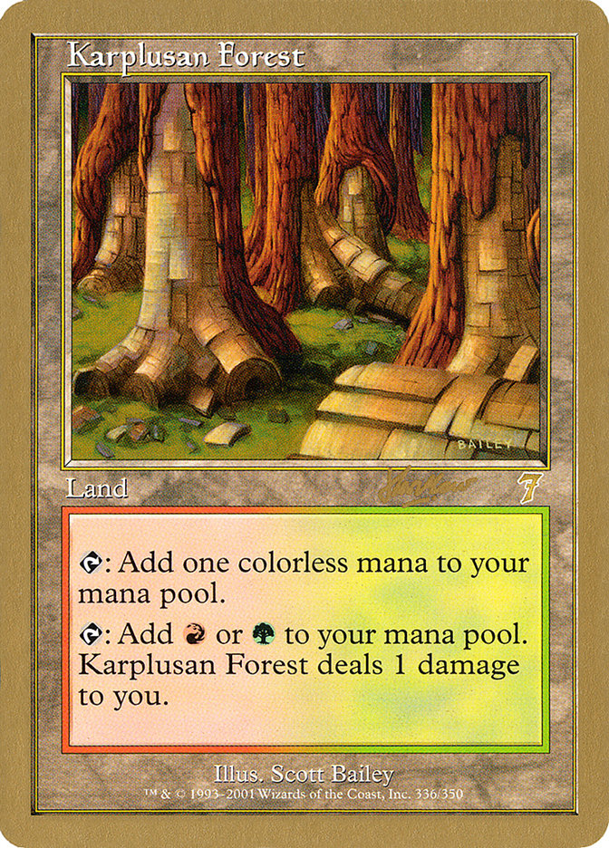Karplusan Forest (Sim Han How) [World Championship Decks 2002]