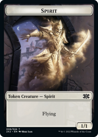 Bear // Spirit Double-sided Token [Double Masters 2022 Tokens]