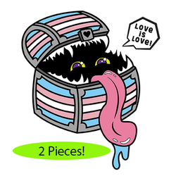 Enamel Mimic 2-Piece Pride Pins