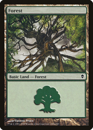 Forest (249a) [Zendikar]